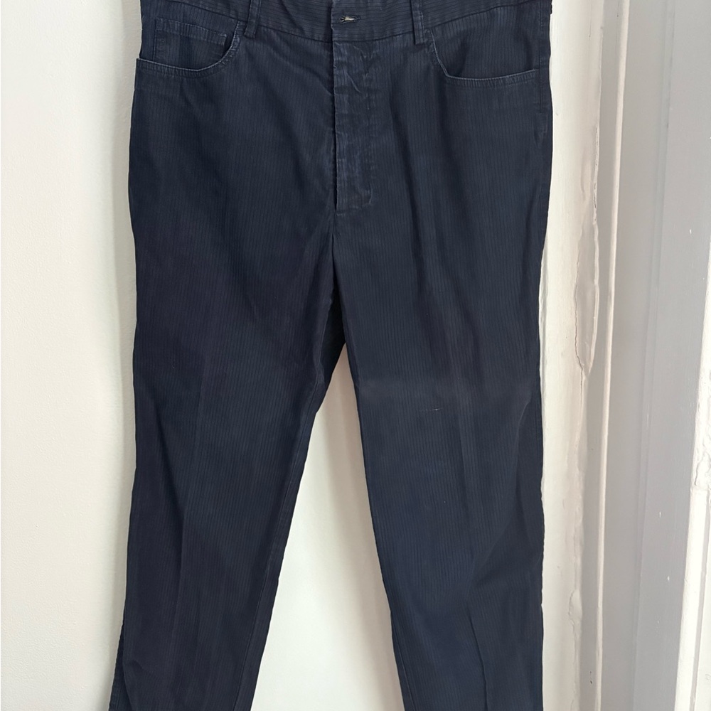 Longchamp Men's Dark Blue Straight Jeans